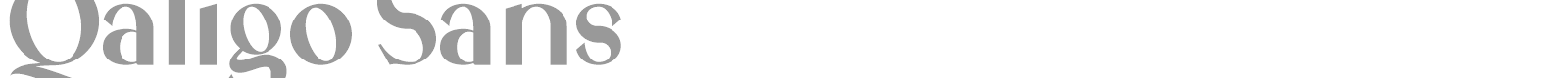 Qaligo Sans font preview